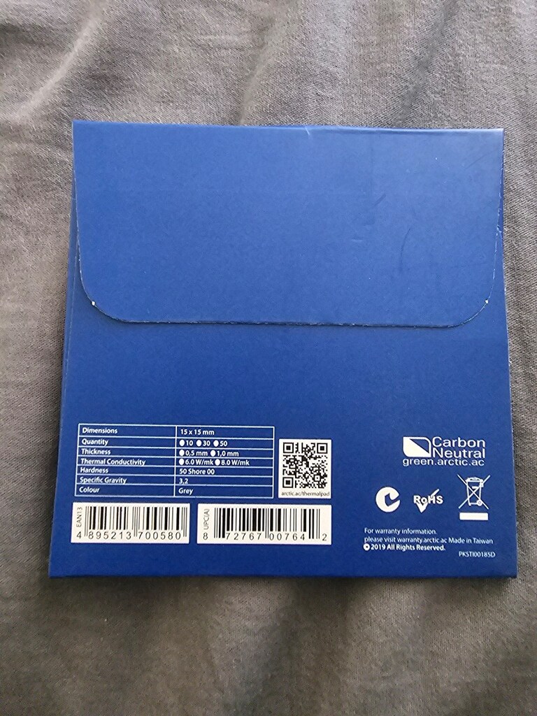 ARCTIC Thermal Pad APT2560 – 8.0 W/mK - 3