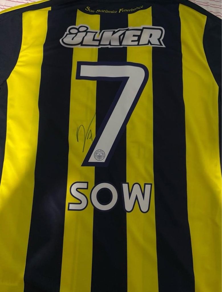 2012/2013 İmzalı Sow Fenerbahçe Forması - 3