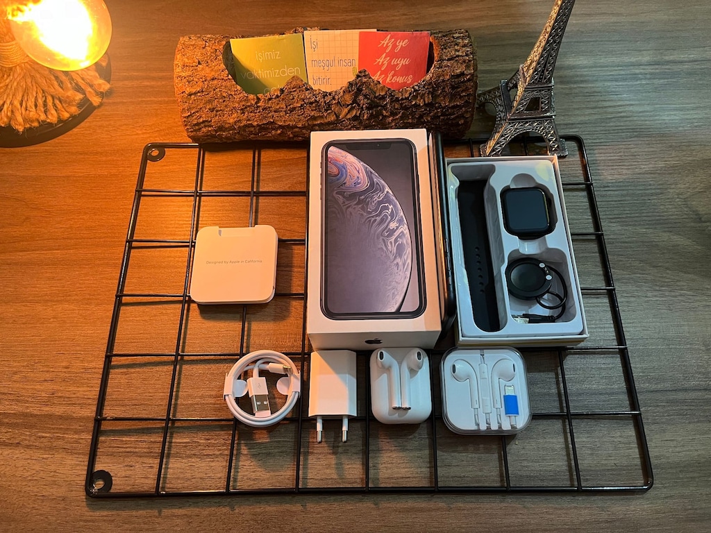 FULL AKSESUARLI 128 GB İPHONE XR BLACK - 8