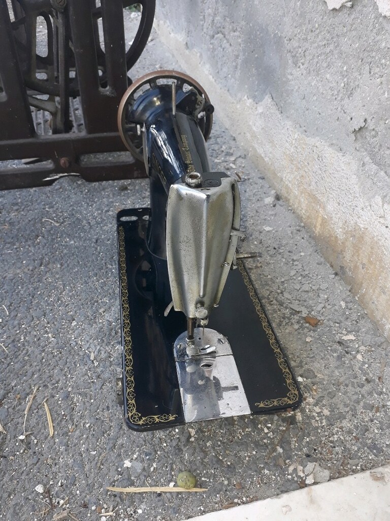 dikiş makinesi eski antika - 11