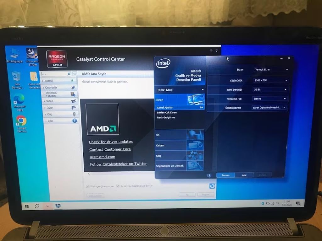 TERTEMİZ HATASIZ 8 ÇEKİRDEKLİ ÇİFT EKRAN KARTLI NOTEBOOK LAPTOP - 2