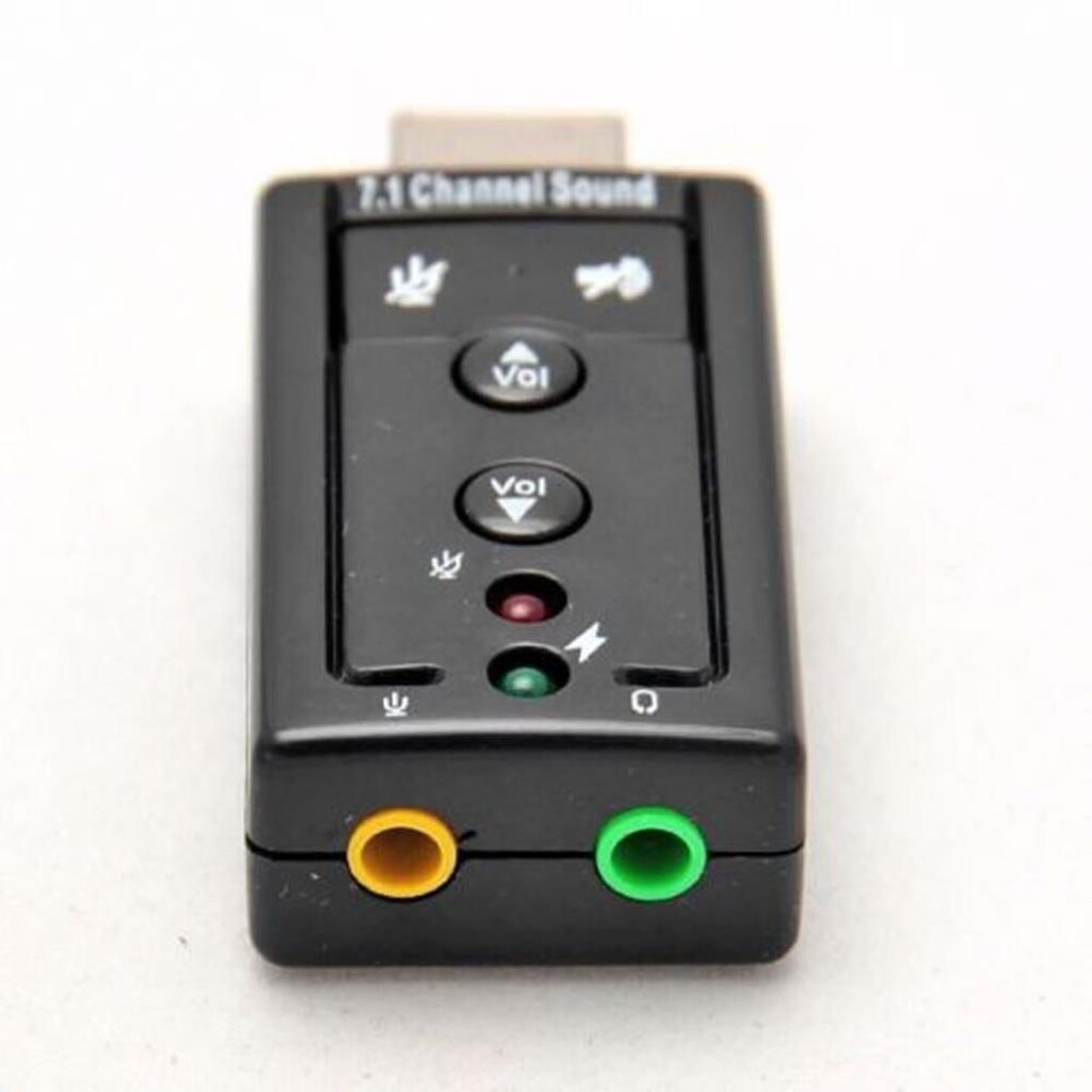 7.1 USB 3.5 mm Ses Kartı Mikrofon Kulaklık Harici - 4