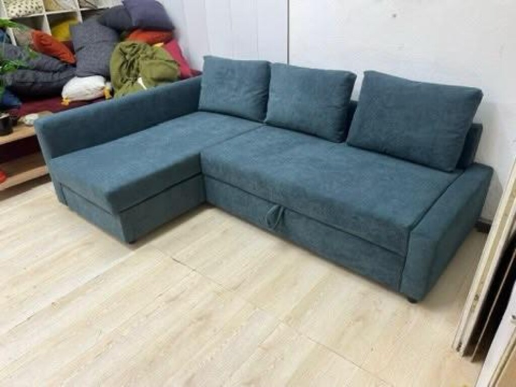 IKEA FRİHETEN SIFIR KAPLAMA YATAKLI BAZALI L KÖŞE KOLTUK KANEPE - 3