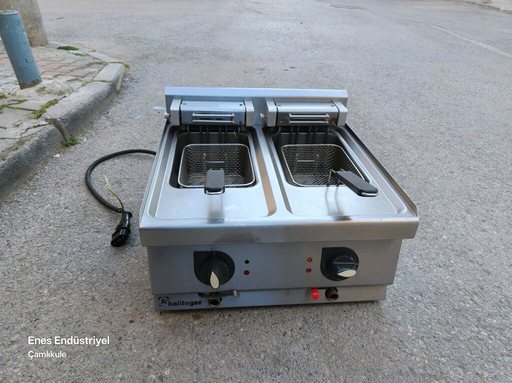 sanayi tipi elektrikli fritöz - 6