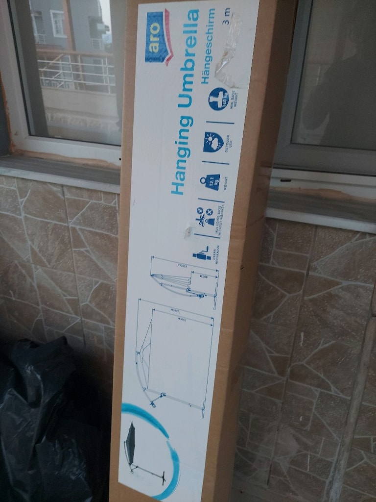 ARO 3 metre yandan gövdeli bahçe şemsiyesi