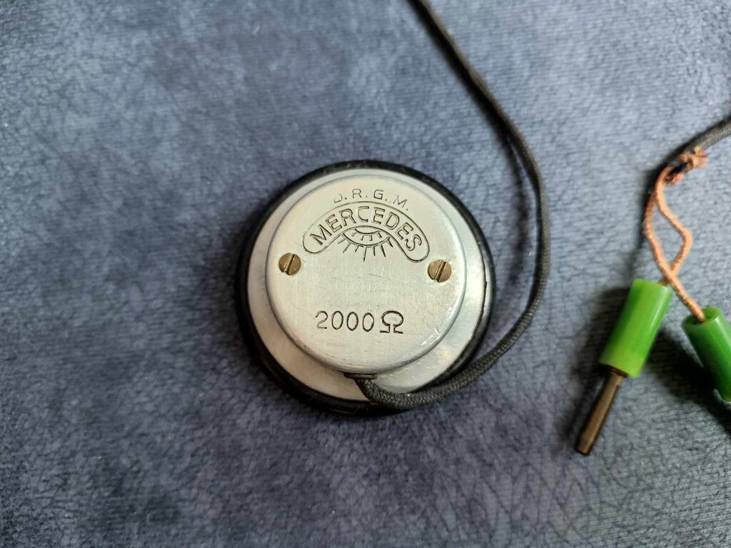 D.R.G.M. Mercedes 2000 Ohm Vintage Steteskop Tipi Kulaklık - 5