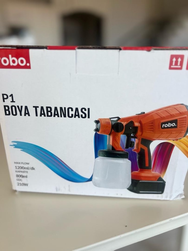 Boya tabancası yedek bataryalı Sıfır