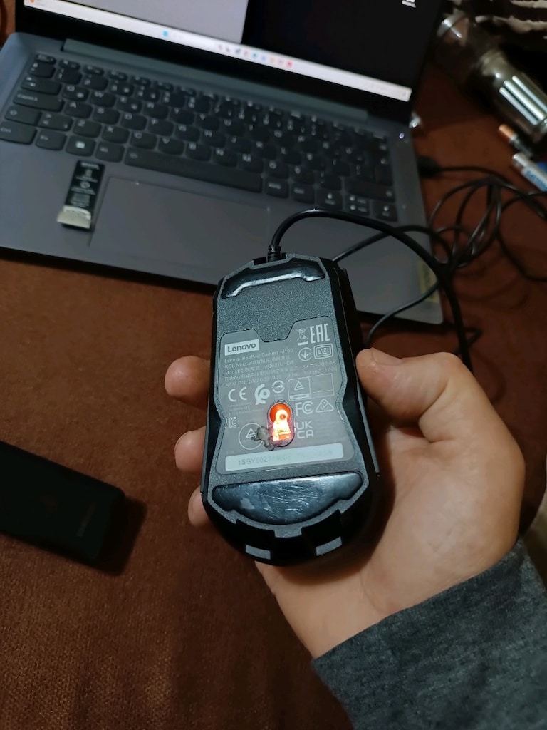 Lenovo Ideapad M100 GY50Z71902 Optik Kablolu Siyah Oyuncu Mouse - 5