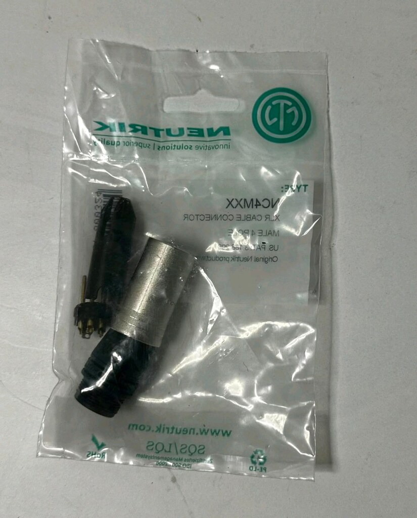 Neutrik NC 4MXX 4 pin Erkek XLR konnektör - 3