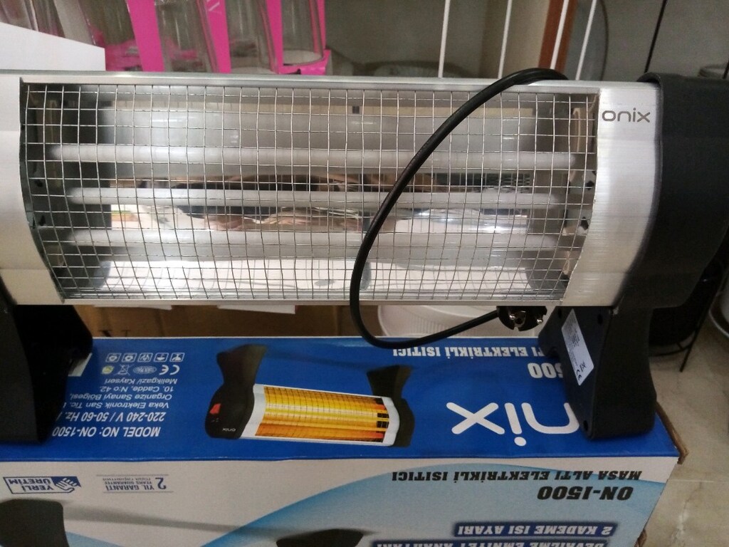 3 çubuklu 1500w mini soba - 4