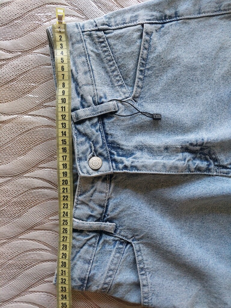 Trendyol Milla Püsküllü yüksek bel Jean mini şort - 12