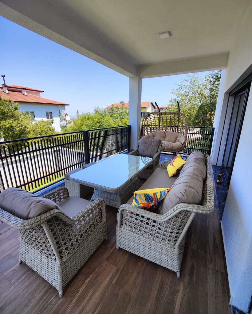Rattan Balkon ve Bahçe Takımı Salıncaklı - 4