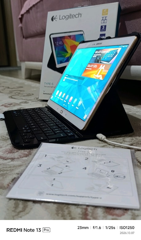 Samsung T800 Pro tablet & Logitech orjinal klavye - 2