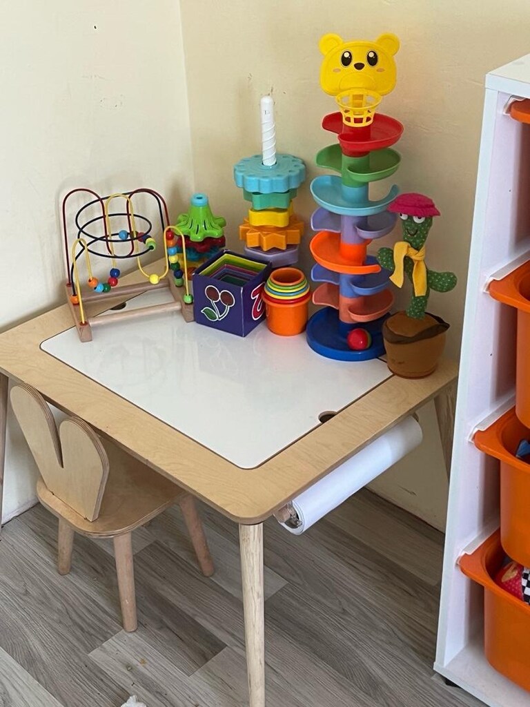 Çocuk oyun aktivite etkinlik masası,oyuncak dolabı,kitaplık - 2