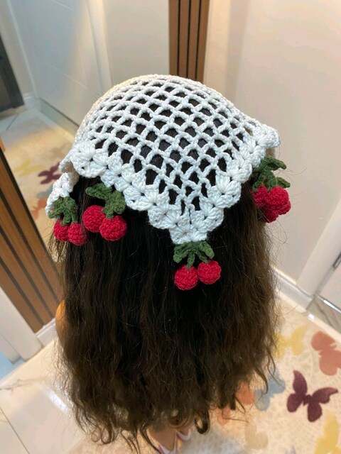 Saç Bandanası (Kiraz Model)