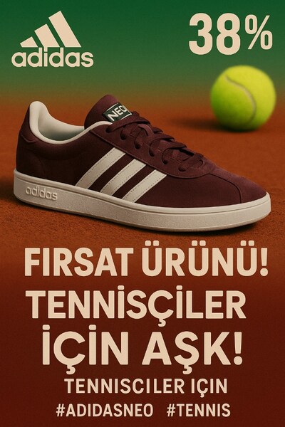 Tenis Tutkunlarına Fırsat Adidas!