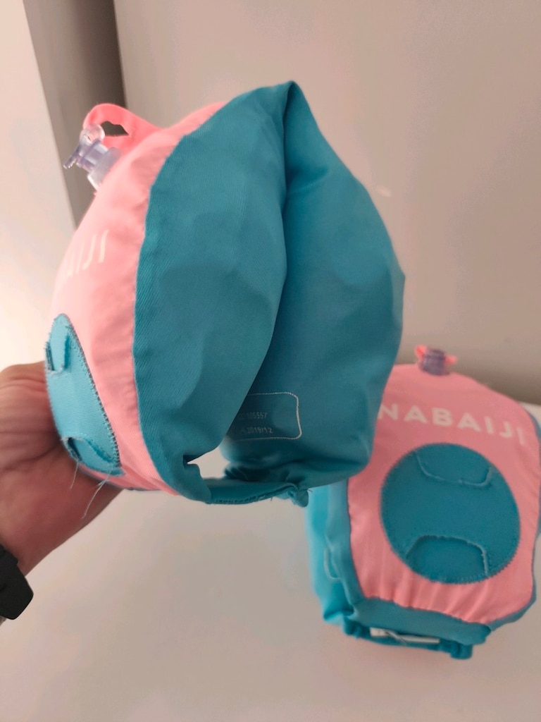 Nabaiji Çocuk Yüzme Kolluk Kemer Panda Baskılı Pembe 15-30 Kg - 6