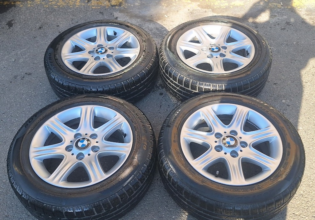 205 60 16 ORJINAL BMW JANT LASTİK TAKIMI BMW TRANSPORTER TRAFİK İNSİNG - 2