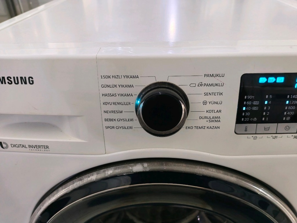 Samsung 9 kg 1400 devir çok temiz çamaşır makinesi - 6