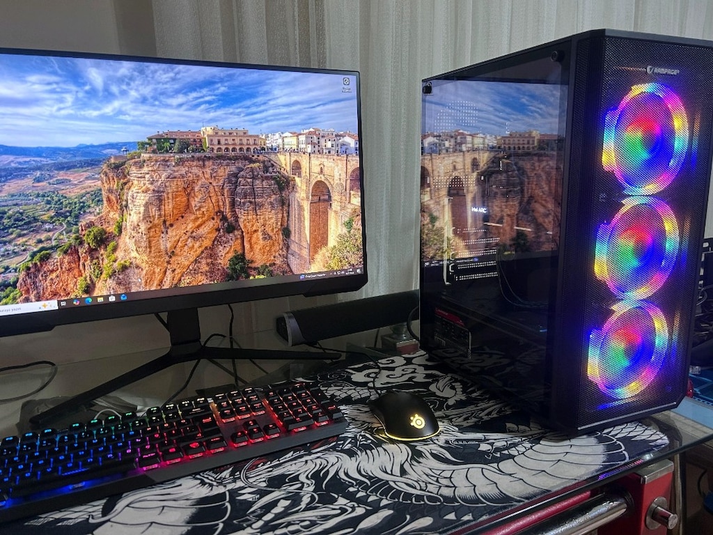 27" Samsung Monitor + Masaustu Oyuncu Bilgisayar Full Takim arc a750 - 5