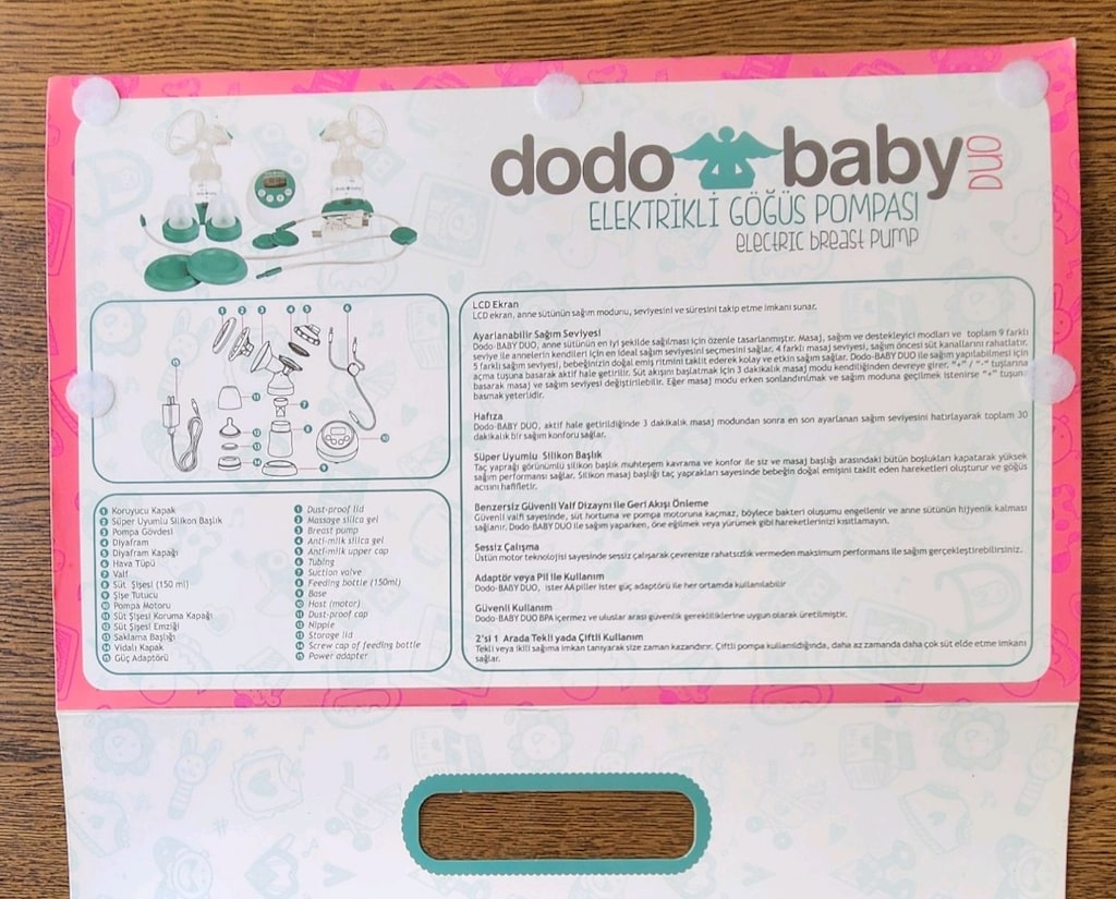 DODO BABY ELEKTİRİKLİ İKİLİ GÖGÜS POMPASI - 13