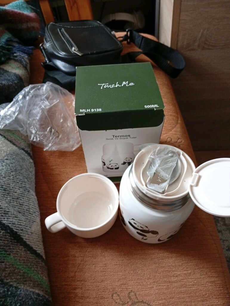 touch me panda yemek termosu 500 ml - 4