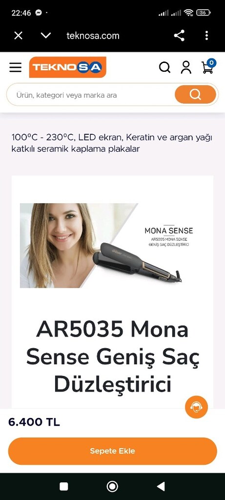 Arzum Mona Sense Seramik Saç Düzleştirici - 3