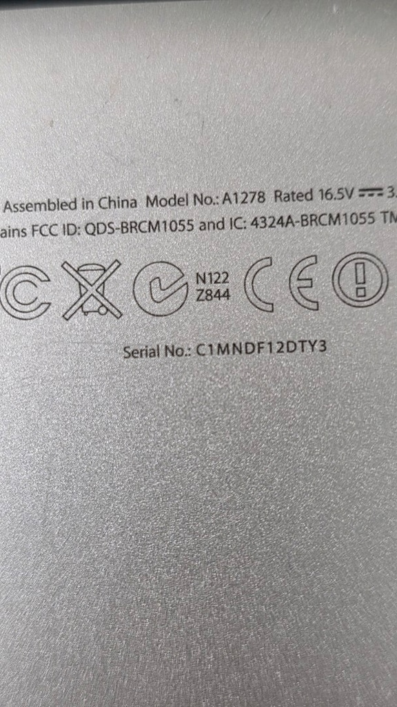 Apple macbook pro 13 inç A1278 harddisk ve kablosu yok, yedek parça - 10