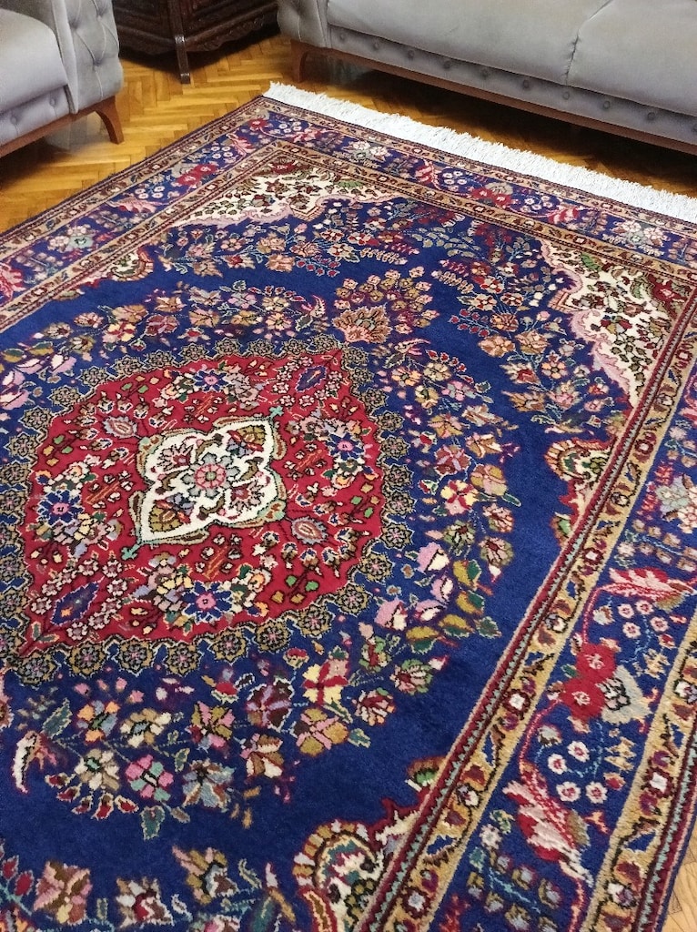 El dokuma iran halısı 6.35 m2 - 10