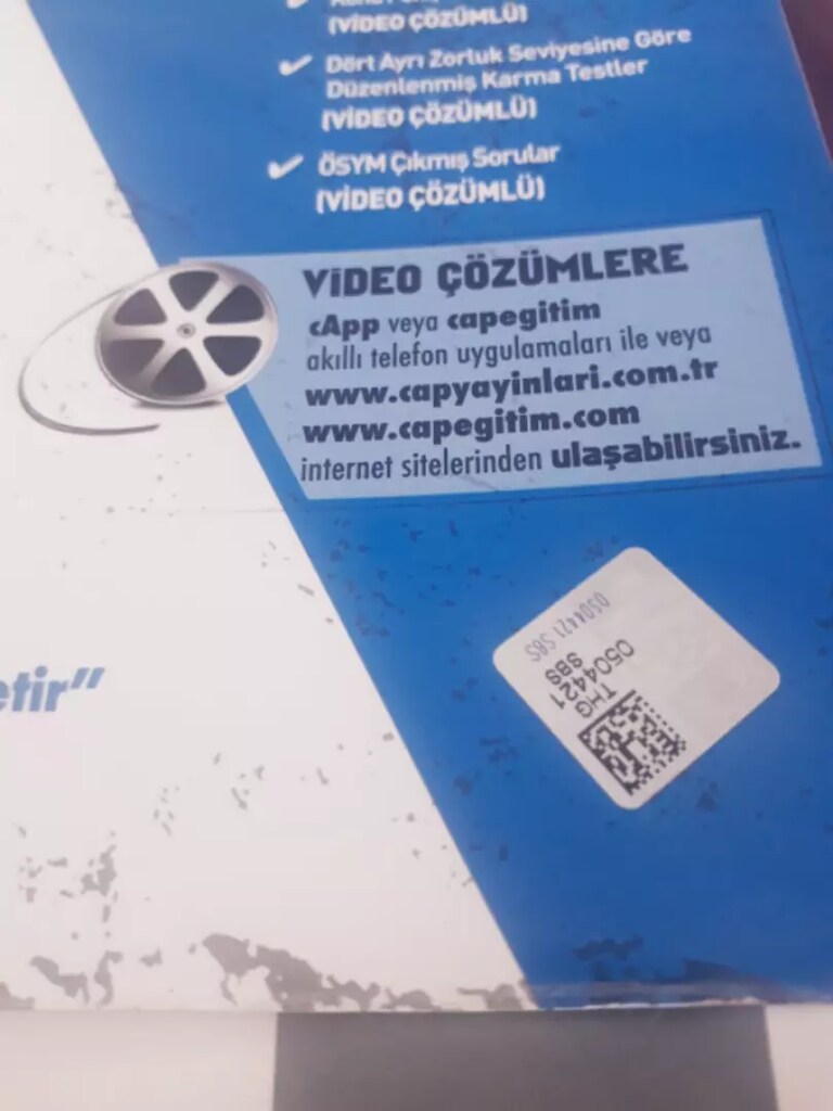 Test kitabı sıfır hiç kullanilmadi set - 6