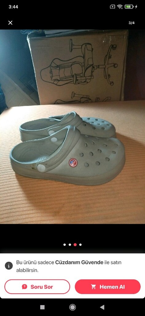 CFLEX CROCS TERLİK 37 NUMARA - 3