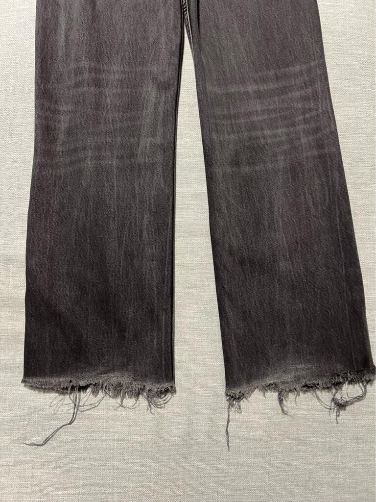 Zara trf high waist wide leg jeans - 4
