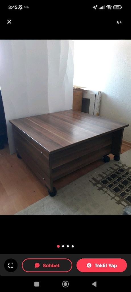açılır akıllı masa sehpa