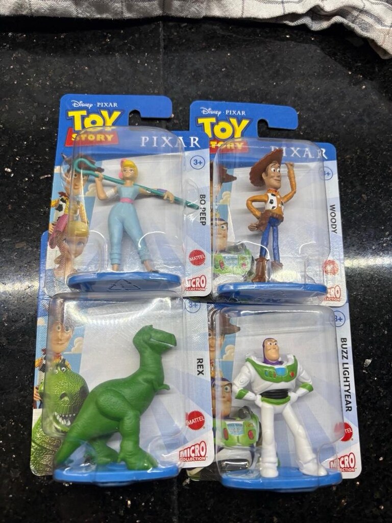 toy story koleksiyonluk 4 adet figür