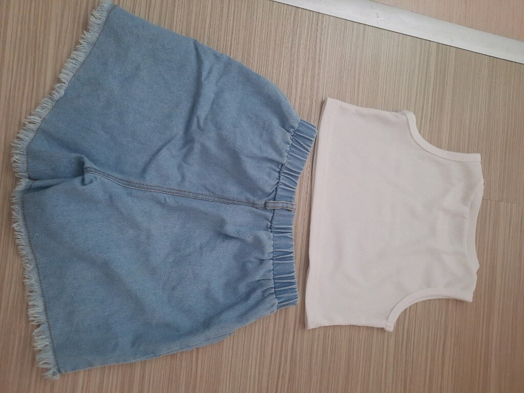 kot şort crop takım - 2