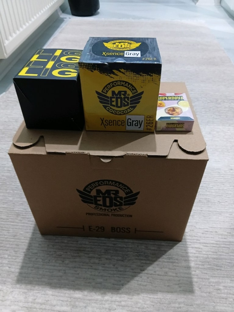 Mr.Eds nargile Sıfır herseyi yaninda verilcektir Kömür tütün masa sips - 2