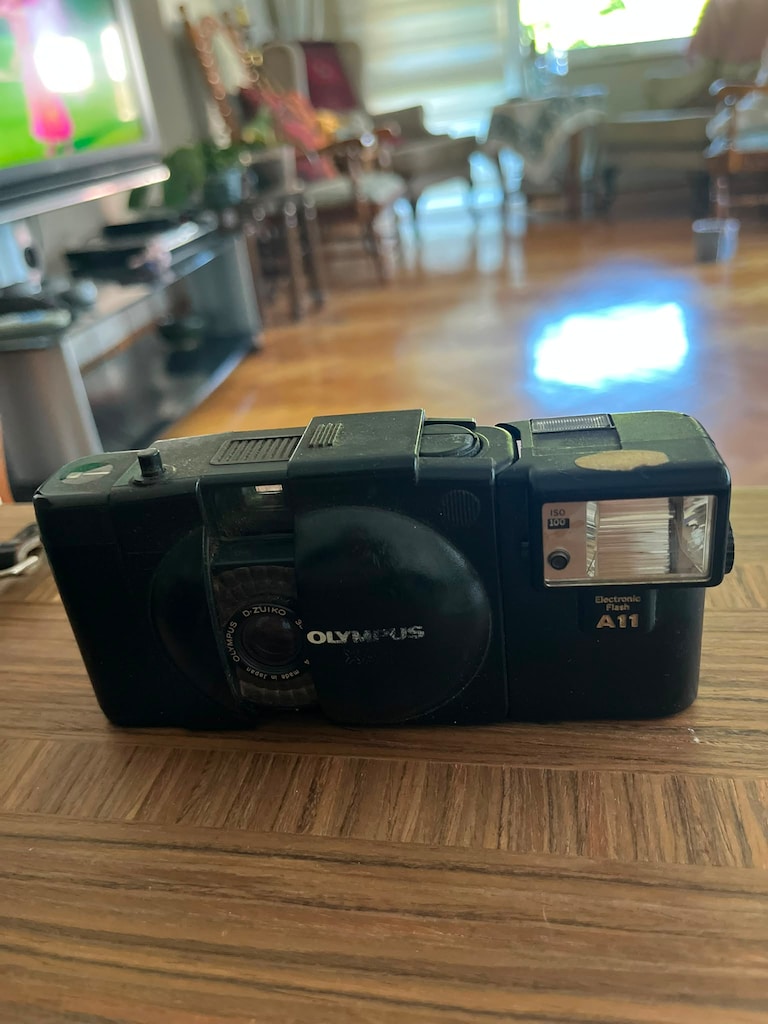 Olympus XA + Orijinal A11 Flash + Deri Kılıf Analog Fotoğraf - 2