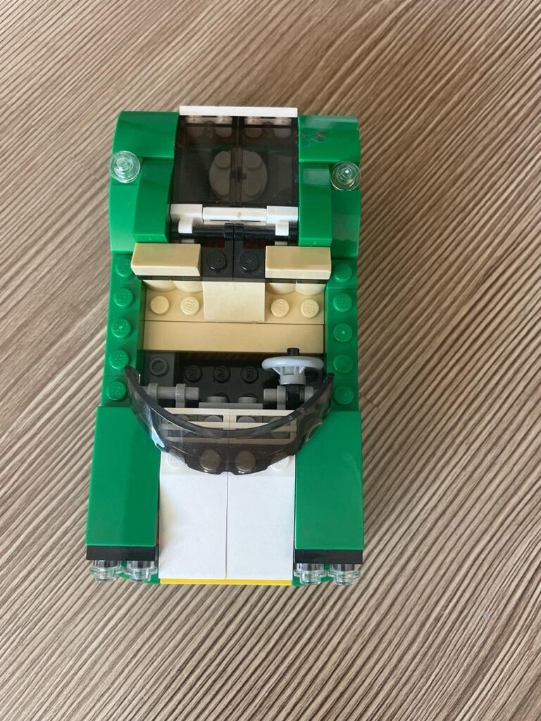 Lego araba orjinal yeşil üstü açık - 5