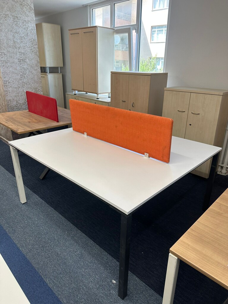 Klas Ofis Üsküdar Beyaz Çalışma Grubu 160x160 2 Kişilik - 4