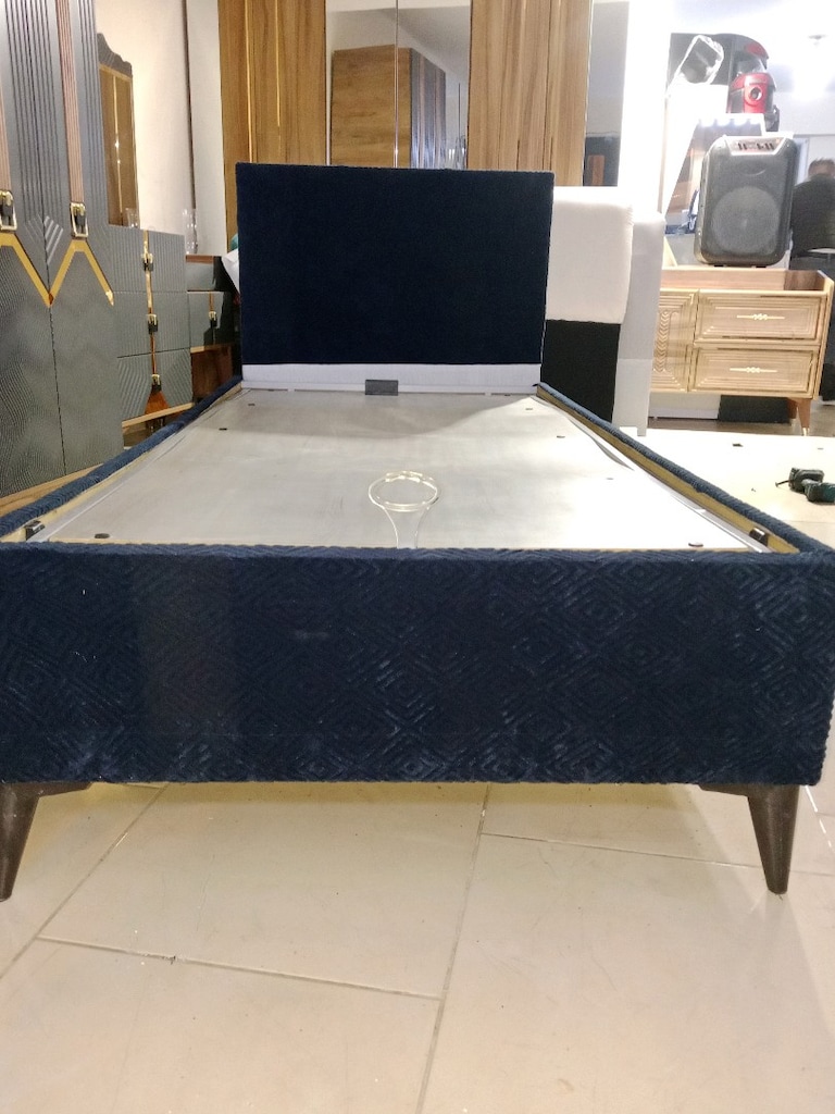 tek kişilik baza başlık bellona yeni kaplanmis - 6
