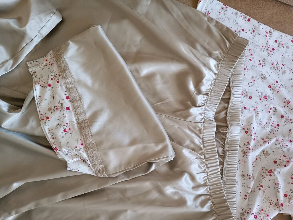 Suven polyester elastane M beden 3 lü pijama takım - 6