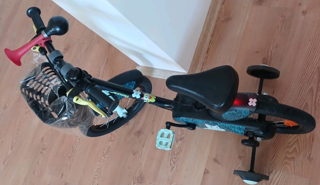 btwin çocuk bisikleti 14 jant Decathlon YENİ GİBİ Ön Sepetli de var - 6