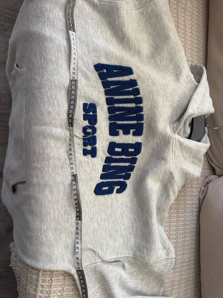 anine bing sweatshirt hoodie kapüşonlu - 6