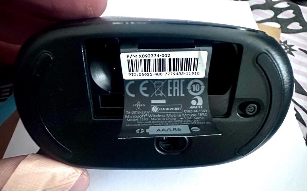 microsoft wireless mouse 1850 - 3
