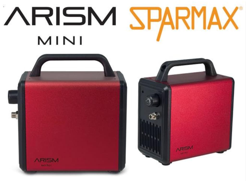 Sparmax Arism Mini Airbrush Kompresör Kırmızı Sıfır Kullanılmadı - 2