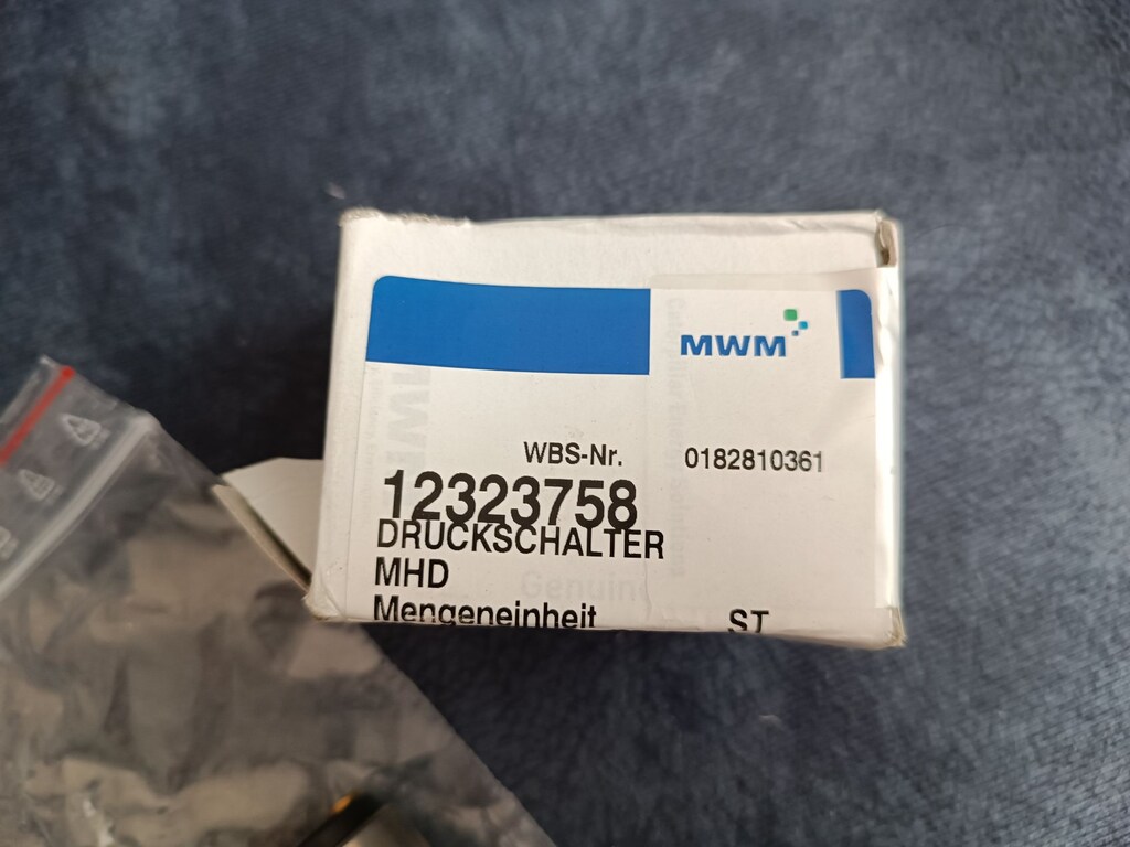 MWM Basınç Şalteri (12323758) - 6