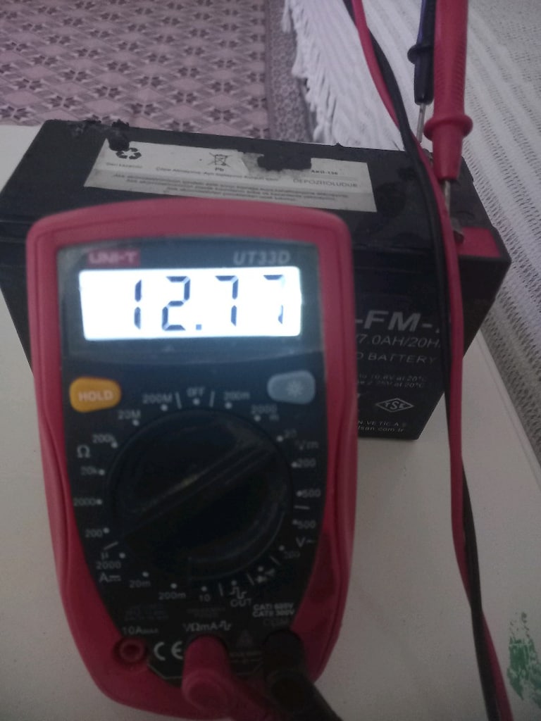 MAKELSAN 12 VOLT 7 AMPER SOKETLİ UPS AKÜSÜ - 5
