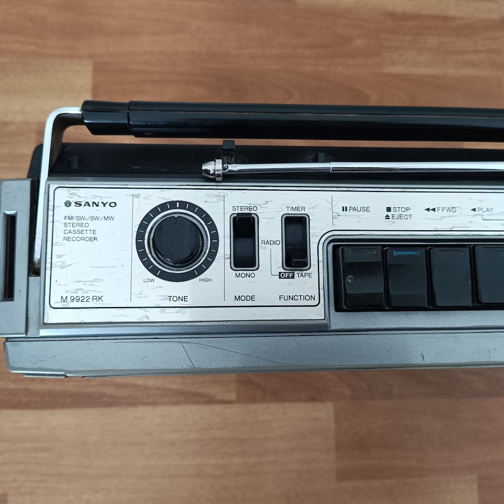 Sanyo M9922RK Radyo-Teyp BoomBox.ÜCRETSİZ KARGO.Dikimevi Mevkii - 3