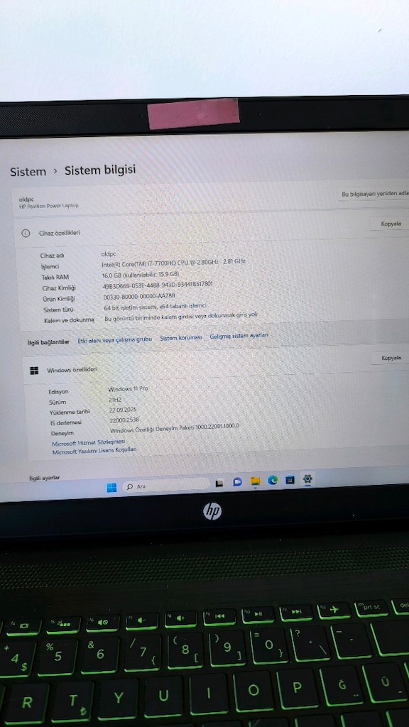 HP Pavilion Power Laptop - 7