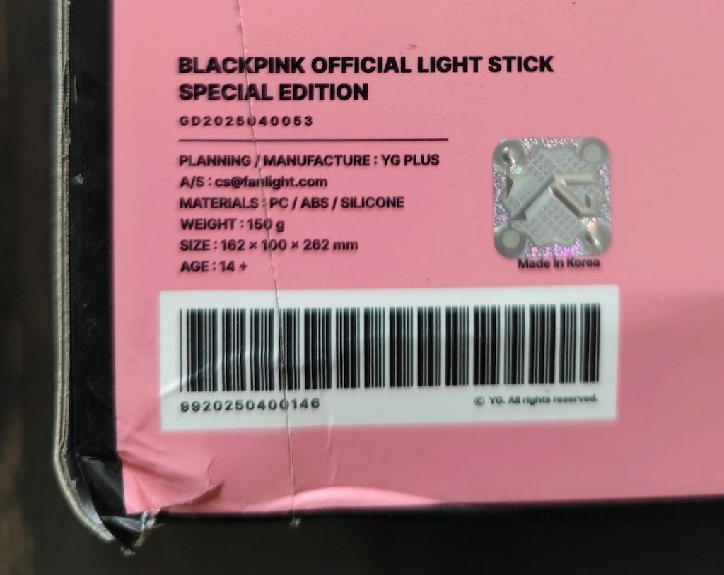 Blackpink Offical Light Stick ve Ekstra ürünler - 4